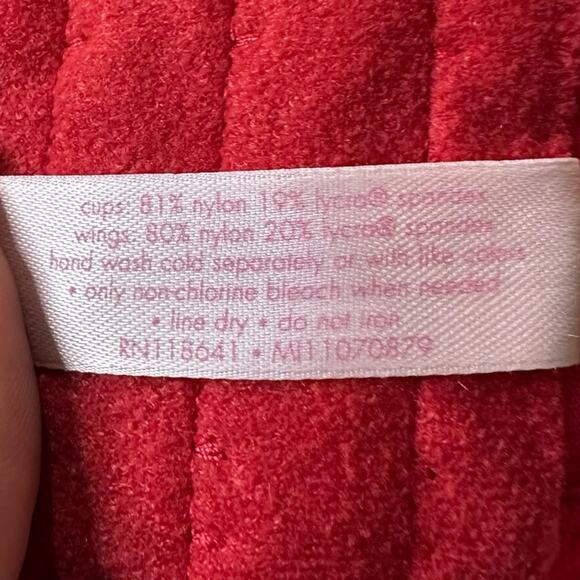 Cacique Red Full Coverage Back close Underwire Bra Size 44C - Picture 4 of 5